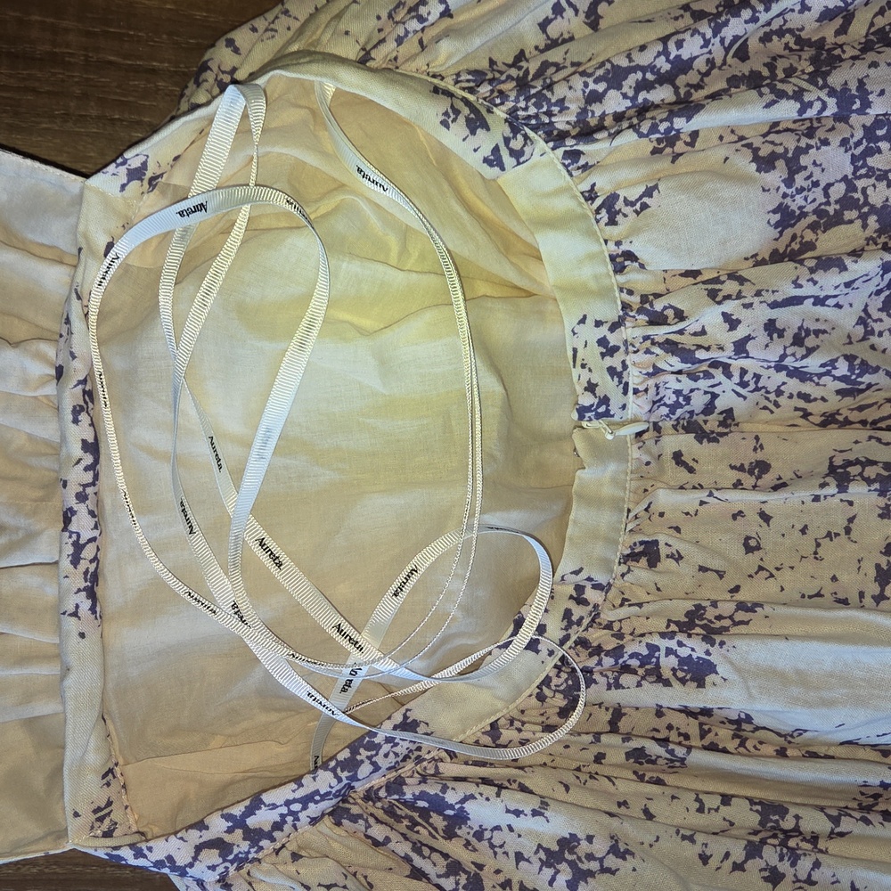 Anthropologie X Aureta Side Cut Out Midi Dress, NWT, Small - Picture 8 of 8